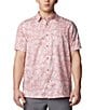 Color:Sandalwood Pink Tunado Tonal - Image 1 - Super Slack Tide™ Short Sleeve Printed Woven Camp Shirt