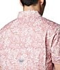 Color:Sandalwood Pink Tunado Tonal - Image 5 - Super Slack Tide™ Short Sleeve Printed Woven Camp Shirt