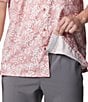 Color:Sandalwood Pink Tunado Tonal - Image 6 - Super Slack Tide™ Short Sleeve Printed Woven Camp Shirt