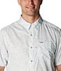 Color:Cool Grey Tunado Tonal - Image 4 - Super Slack Tide™ Short Sleeve Solid Woven Camp Shirt