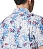 Color:White Palmeria - Image 5 - Super Slack Tide™ Short Sleeve Tropical Printed Woven Camp Shirt