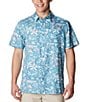 Color:Canyon Blue Kona Kraze - Image 1 - Super Slack Tide™ Short Sleeve Woven Camp Shirt