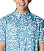 Color:Canyon Blue Kona Kraze - Image 4 - Super Slack Tide™ Short Sleeve Woven Camp Shirt