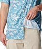 Color:Canyon Blue Kona Kraze - Image 6 - Super Slack Tide™ Short Sleeve Woven Camp Shirt
