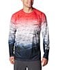 Color:Red Spark Deepest Fade - Image 1 - Super Terminal Tackle™ Long Sleeve T-Shirt