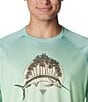 Color:New Mint - Image 4 - Super Terminal Tackle PFG™ Fresh Fade Long Sleeve Graphic T-Shirt