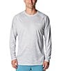 Color:Cool Grey - Image 1 - Super Terminal Tackle PFG™ Fresh Fade Long Sleeve Graphic T-Shirt