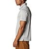 Color:Cool Grey Heather - Image 3 - Terminal Tackle™ Heather Short Sleeve Polo Shirt