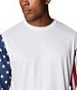 Color:White/Carbon/Red Spark - Image 4 - PFG Terminal Tackle Americana Long-Sleeve T-Shirt
