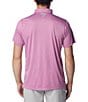 Color:Bright Lavender Heather - Image 2 - Terminal Tackle™ Short Sleeve Heathered Polo Shirt