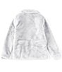 Color:Columbia Grey Diamond Pattern/Pink Orchid - Image 2 - Toddler Girls 2T-4T Fire Side Faux-Sherpa Full-Zip Jacket