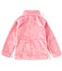 Color:Pink Orchid Diamond Pattern - Image 2 - Toddler Girls 2T-4T Fire Side Faux-Sherpa Full-Zip Jacket