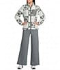 Columbia West Bend Plaid Fleece Stand Collar Long Sleeve Zip Front Jacket - Image 3