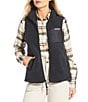 Columbia West Bend Stand Collar Sleeveless Zip Front Vest, Color:Black - Image 1
