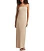 Color:Beige - Image 1 - Classic Strapless Maxi Slip