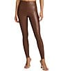 Commando Faux Leather Legging, Color:Chocolate - Image 1