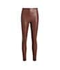Commando Faux Leather Legging, Color:Chocolate - Image 3
