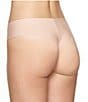 Color:Beige - Image 2 - Mid-Rise Butter Thong