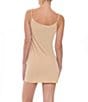 Color:True Nude - Image 2 - Scoop Neck Spaghetti Strap Mini Cami Slip