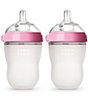 Color:Pink - Image 1 - 8oz Baby Bottle 2-Pack