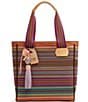 Color:Multi - Image 1 - Ale Classic Colorful Woven Tote Bag