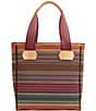 Consuela Ale Classic Colorful Woven Tote Bag, Color:Multi - Image 2