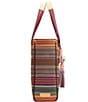 Consuela Ale Classic Colorful Woven Tote Bag, Color:Multi - Image 5