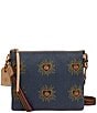 Consuela Arlo Embrodered Gem Denim Downtown Crossbody Bag - Image 1