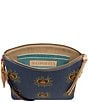 Consuela Arlo Embrodered Gem Denim Downtown Crossbody Bag - Image 3