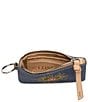 Consuela Arlo Embroidered Gem Denim Pouch - Image 3