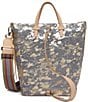 Consuela Beau Metallic Splattered Suede Sling Backpack - Image 2