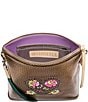 Consuela Bronze Heart Motif Mason Downtown Crossbody Bag, Color:Mason - Image 3