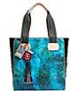 Consuela Cade Classic Blue Snake Skin Tote Bag, Color:Multi - Image 1