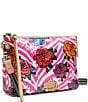 Consuela Frutti Midtown Floral and Bright Zebra Print Crossbody Bag, Color:Multi - Image 5