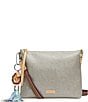 Color:Juanis - Image 1 - Juanis Downtown Metallic Textured Crossbody Bag