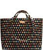 Consuela Jumbo Tiny Basic Skull Print Grab N Go Unlined Tote Bag, Color:Multi - Image 1