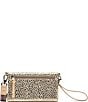 Consuela Kit Uptown Metallic Jag Print Crossbody Bag, Color:Gold - Image 2