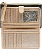 Consuela Metallic Textured Exterior Kyle Slim Wallet, Color:Kyle - Image 3