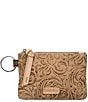 Consuela Lawton Tooled Leather Keyring Card Pouch - Image 1
