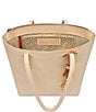 Consuela Leo Market Tote Bag, Color:Tan - Image 3