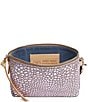 Consuela LuLu Lilac Metallic Pebbled Embossing Midtown Crossbody Bag, Color:Lilac - Image 4