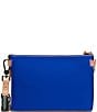 Consuela Mango Midtown Blue Bright Floral Detailed Crossbody Bag, Color:Multi - Image 2