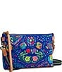 Consuela Mango Midtown Blue Bright Floral Detailed Crossbody Bag, Color:Multi - Image 5