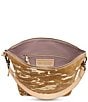 Consuela Marlow Metallic Splattered Suede Hobo Bag - Image 4