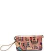 Color:Multi - Image 1 - Nudie Uptown Printed Convertible Crossbody Wristlet