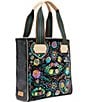 Color:Rita - Image 6 - Rita Classic Neon Embroidered Tote Bag
