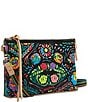 Consuela Rita Midtown Neon Floral Embroidered Crossbody Bag, Color:Multi - Image 5