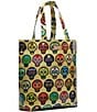 Consuela Sugar Skull Print Basic Tote Bag, Color:Multi - Image 2