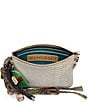 Color:Multi - Image 3 - Thunderbird Midtown Embossed Snake Print Crossbody Bag