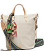 Color:Multi - Image 1 - Thunderbird Snake Print Embossed Sling Crossbody Bag